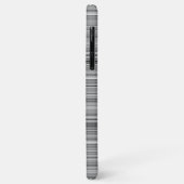 Coques Case-Mate iPhone Jolies rayures grises (Dos/Gauche)