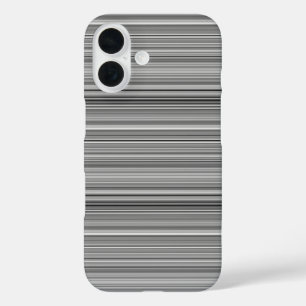 Coques iPhone 16 Jolies rayures grises