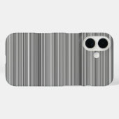 Coques Case-Mate iPhone Jolies rayures grises (Verso (horizontal))