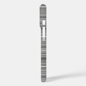 Coques Case-Mate iPhone Jolies rayures grises (Verso / Gauche)