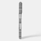 Coques Case-Mate iPhone Jolies rayures grises (Verso / Droite)