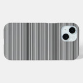 Coques Case-Mate iPhone Jolies rayures grises (Verso (horizontal))