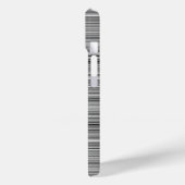Coques Case-Mate iPhone Jolies rayures grises (Verso / Gauche)