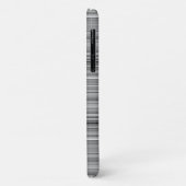 Coques Case-Mate iPhone Jolies rayures grises (Dos/Gauche)