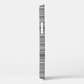 Coques Case-Mate iPhone Jolies rayures grises (Verso / Droite)