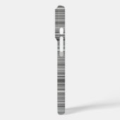 Coques Case-Mate iPhone Jolies rayures grises (Verso / Gauche)