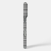 Coques Case-Mate iPhone Jolies rayures grises (Verso / Droite)