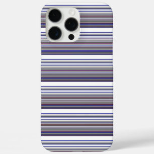 Coques iPhone 16 Pro Max Jolies rayures grises bleues modernes
