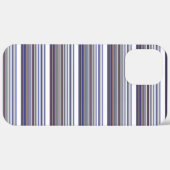 Coques Case-Mate iPhone Jolies rayures grises bleues modernes (Retour (horizontal))