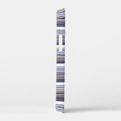 Coques Case-Mate iPhone Jolies rayures grises bleues modernes (Verso / Droite)