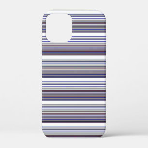 Case-Mate iPhone Case Jolies rayures grises bleues modernes