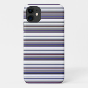 Case-Mate iPhone Case Jolies rayures grises bleues modernes