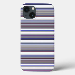 Case-Mate iPhone Case Jolies rayures grises bleues modernes