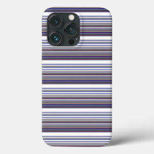 Case-Mate iPhone Case Jolies rayures grises bleues modernes