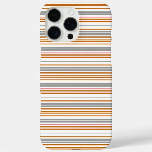 Coques Case-Mate iPhone Jolies rayures grises marron (Verso)