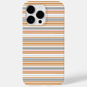 Coque Pour Pour iPhone 14 Pro Max Jolies rayures grises marron