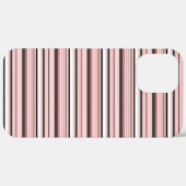 Coques Case-Mate iPhone Jolies rayures grises roses (Verso / Droite)