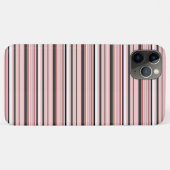 Coques Case-Mate iPhone Jolies rayures grises roses (Dos (Horizontal))