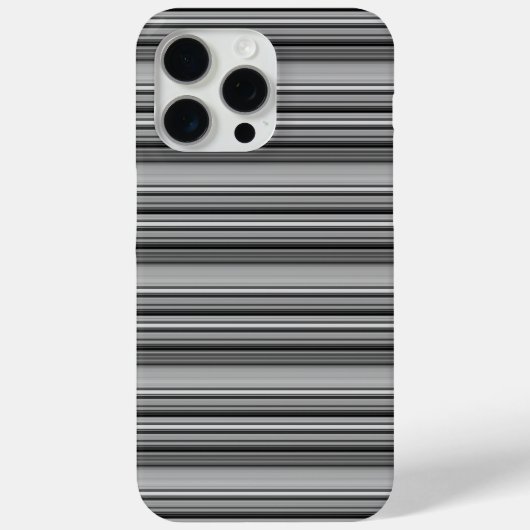 Coques Case-Mate iPhone Jolies rayures noir gris  (Verso)