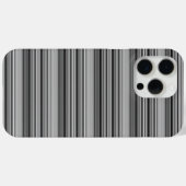 Coques Case-Mate iPhone Jolies rayures noir gris  (Verso (horizontal))