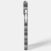 Coques Case-Mate iPhone Jolies rayures noir gris  (Verso / Gauche)