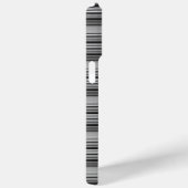 Coques Case-Mate iPhone Jolies rayures noir gris  (Verso / Droite)