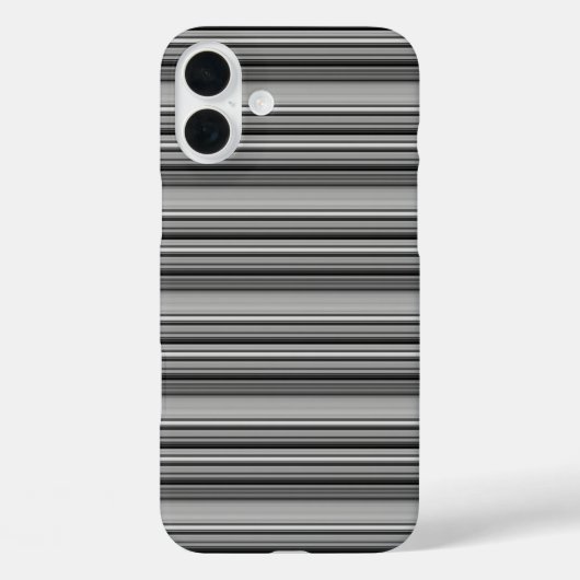 Coques Case-Mate iPhone Jolies rayures noir gris  (Verso)