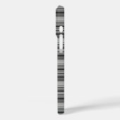 Coques Case-Mate iPhone Jolies rayures noir gris  (Verso / Gauche)