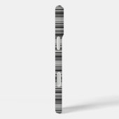 Coques Case-Mate iPhone Jolies rayures noir gris  (Verso / Droite)