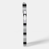 Coques Case-Mate iPhone Jolies rayures noir gris (Verso / Gauche)