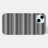 Coques Case-Mate iPhone Jolies rayures noir gris (Verso (horizontal))