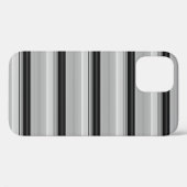 Coques Case-Mate iPhone Jolies rayures noir gris (Verso (horizontal))