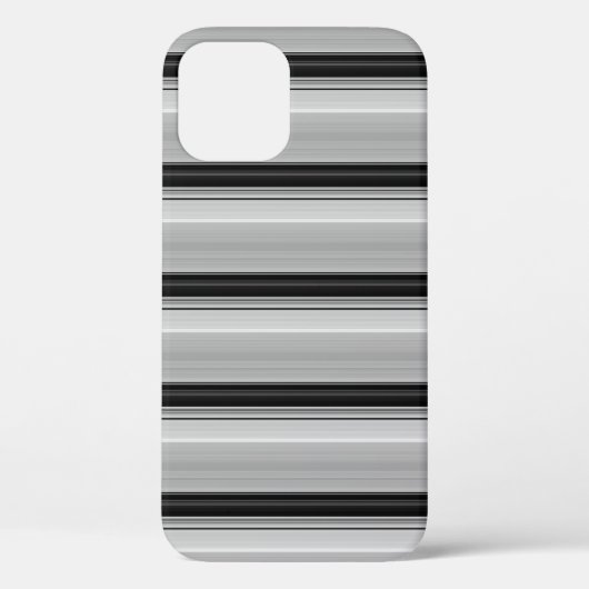 Coques Case-Mate iPhone Jolies rayures noir gris (Verso)