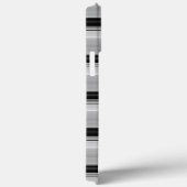 Coques Case-Mate iPhone Jolies rayures noir gris (Verso / Droite)