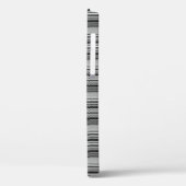 Coques Case-Mate iPhone Jolies rayures noir gris (Verso / Gauche)