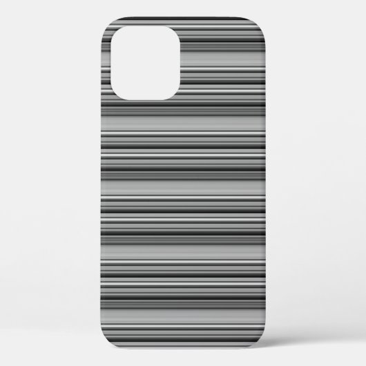 Coques Case-Mate iPhone Jolies rayures noir gris (Verso)