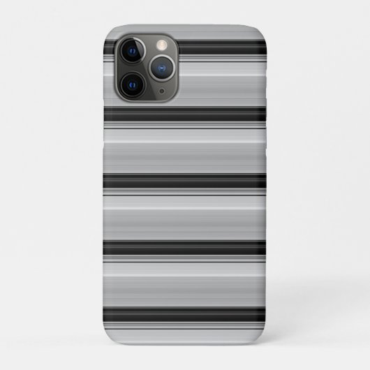 Coques Case-Mate iPhone Jolies rayures noir gris (Dos)