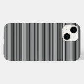 Coques Case-Mate iPhone Jolies rayures noir gris (Verso (horizontal))