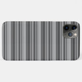 Coques Case-Mate iPhone Jolies rayures noir gris  (Dos (Horizontal))