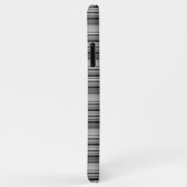Coques Case-Mate iPhone Jolies rayures noir gris  (Dos/Droite)