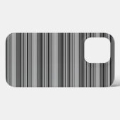 Coques Case-Mate iPhone Jolies rayures noir gris  (Verso (horizontal))