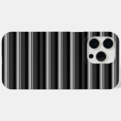 Coques Case-Mate iPhone Jolies rayures noir gris (Verso (horizontal))