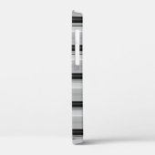 Coques Case-Mate iPhone Jolies rayures noir gris (Verso / Gauche)