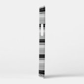 Coques Case-Mate iPhone Jolies rayures noir gris (Verso / Droite)