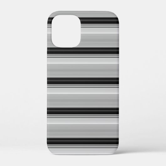 Coques Case-Mate iPhone Jolies rayures noir gris (Verso)