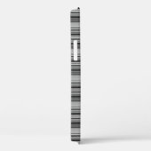 Coques Case-Mate iPhone Jolies rayures noir gris (Verso / Droite)