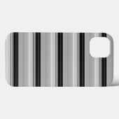 Coques Case-Mate iPhone Jolies rayures noir gris (Verso (horizontal))
