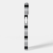 Coques Case-Mate iPhone Jolies rayures noir gris (Verso / Droite)