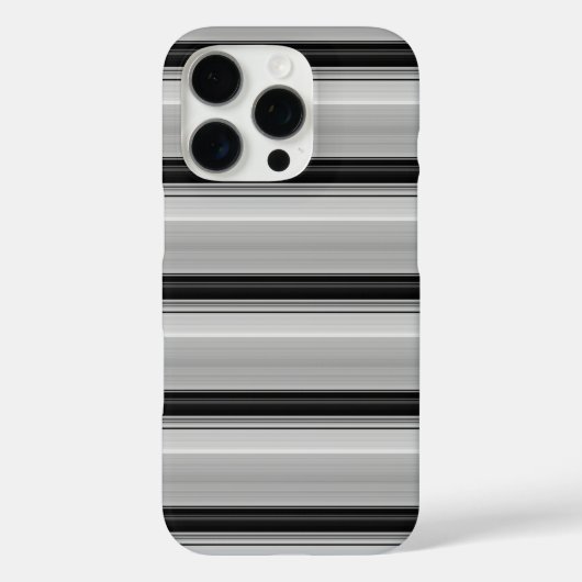 Coques Case-Mate iPhone Jolies rayures noir gris (Verso)