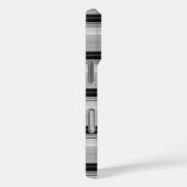 Coques Case-Mate iPhone Jolies rayures noir gris (Verso / Droite)